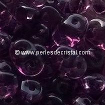 10GR SUPERDUO 2.5X5MM GLASS COLOURS AMETHYST 20060