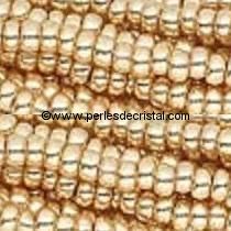 10G Mini Seed beads ORNELA 11/0 - 2mm COLOURS GOLD - DOREE