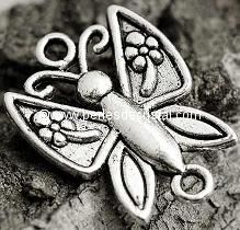 CONNECTOR ANIMAL : BUTTERFLY SILVER
23 X 17MM