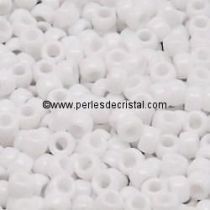 10GR MATUBO Czech Glass Seed Beads 8/0 (3mm)
COLOURS OPAQUE WHITE 03000