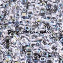 10GR MATUBO Czech Glass Seed Beads 7/0 (3.5mm) COLOURS CRYSTAL AB 00030/28701