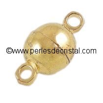 Magnetic clasp, small ball - color GOLD - 11.5X6MM