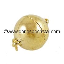 Magnetic clasp, ball - color GOLD - 11X10MM