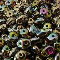 10GR SUPERDUO 2.5X5MM GLASS COLOURS CRYSTAL CALIFORNIA BLOOMING MEADOW 00030/98546