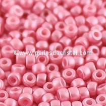 10GR MATUBO Czech Glass Seed Beads 8/0 (3mm)- COLOURS PASTEL PINK 02010/25008