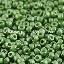 10GR MATUBO Czech Glass Seed Beads 8/0 (3mm)- COLOURS PASTEL OLIVINE 02010/25034