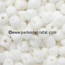 5GR BEADS MINOS® BY PUCA® 2.5X3MM COLOURS OPAQUE WHITE 03000