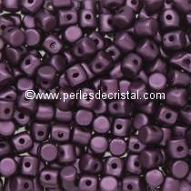 5GR BEADS MINOS® BY PUCA® 2.5X3MM COLOURS PASTEL BORDEAUX 02010/25032 ALABASTER