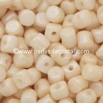 5GR BEADS MINOS® BY PUCA® 2.5X3MM COLOURS OPAQUE CHAMPAGNE LUSTER 03000/14413 - BEIGE CERAMIC LOOK