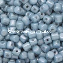 5GR BEADS MINOS® BY PUCA® 2.5X3MM COLOURS OPAQUE BLUE CERAMIC LOOK 03000/14464 - LUSTER