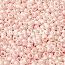 5gr SEED BEADS MIYUKI 11/0 - 2MM COLOURS WHITE OPAQUE PASTEL PINK 55101