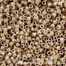 5gr SEED BEADS MIYUKI DELICA 11/0 - 2MM COLOURS DURACOAT OPAQUE BEIGE DB2105