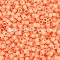 5gr SEED BEADS MIYUKI DELICA 11/0 - 2MM COLOURS DURACOAT OPAQUE TEA ROSE DB2111