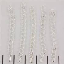 SILVER TONE EXTENSION CHAIN DROP 50 TO 60MM