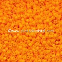 5gr SEED BEADS MIYUKI DELICA 11/0 - 2MM COLOURS DURACOAT OPAQUE LIGHT SQUASH DB2103