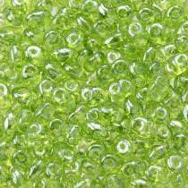 10GR SUPERDUO 2.5X5MM GLASS COLOURS OLIVINE LUSTER 50230/14400